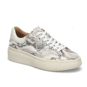 Sofft Womens Parkyn Natural Snake Leather Round Toe Sneakers - Size 7.5 M